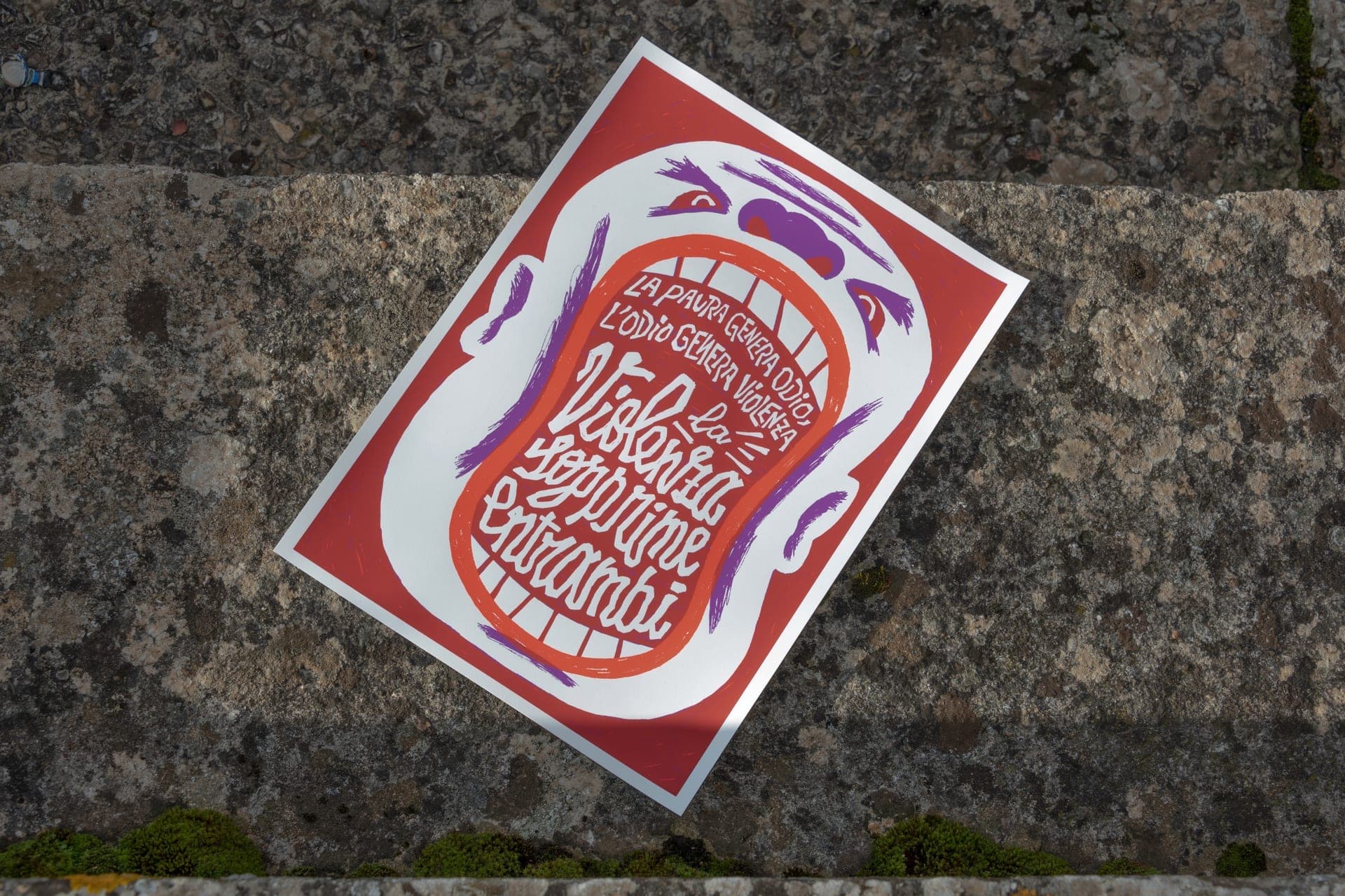 La violenza sopprime entrambi — Poster - 2