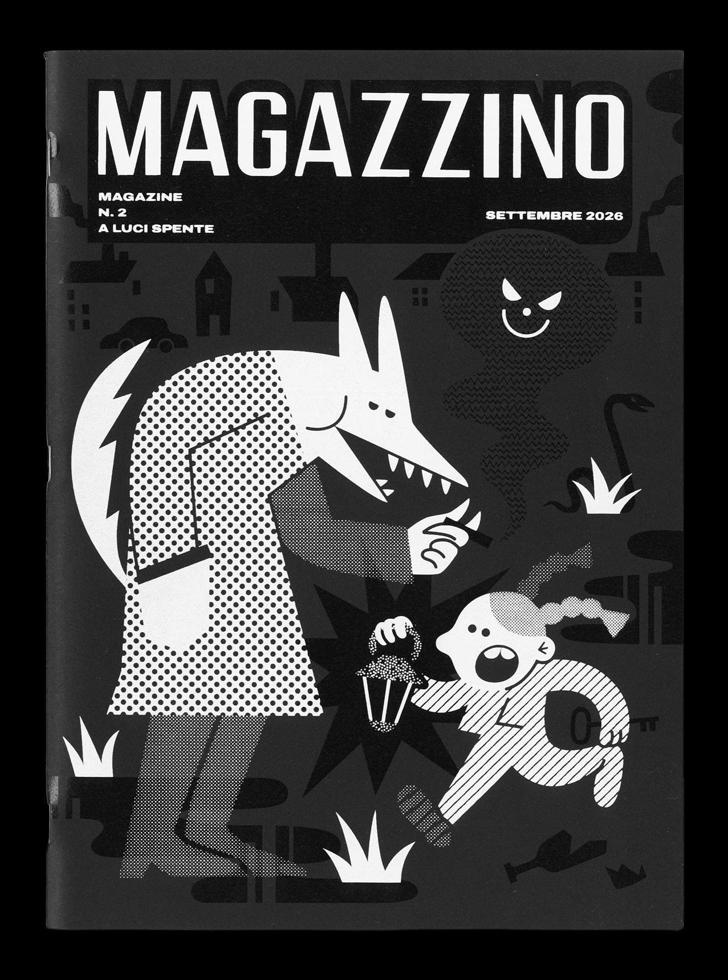 Magazzino magazine — Issue n.2 A LUCI SPENTE - Cover
